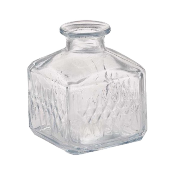 BOTTIGLIA VETRO QUADRATA 9X9XH